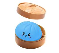 TiaoBug Unisex Colorful Dumplings Stress Balls Fidget Sensory Toy Dumpling Squishy Mystery Box Gifts Purple One Size