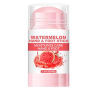 TiaoBug Women Watermelon Coconut Scented Hydrating Cream Stick Travel Friendly Moisturizer for Hands Feet Dry Skin Care Lightweight Non Greasy Formula Pink One Size