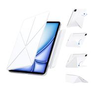 Tiaota iPad Pro 11 Inch Case, Compatible with iPad Air M3/M2 11 Inch (4/5/6/7th Gen) & 2022/2021 iPad Pro 11 (1-4th Gen), Magnetic Cover, Adjustable Portrait/Landscape Stand, 4 Standing Angles,white