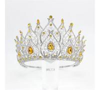 Tiara And Crown For Womens Adjustable Miss World Beauty Pageant Crown Bride Queen Show Tiara