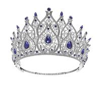 Tiara And Crown For Womens Adjustable Miss World Beauty Pageant Crown Bride Queen Show Tiara