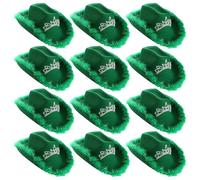 Tiara Cowgirl Hats - Pack of 12 - Green Cowgirl Hat with Tiara Decoration and Marabou Trim - Adults Music Festival Fancy Dress Accessory
