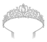 Tiara Crystal Crown for Bridal, Princess Tiara Wedding Tiara Crown for Wedding Prom Proms Pageants Parties Birthday, Crystal