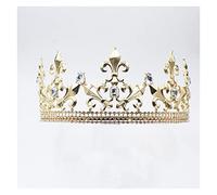 Tiara for Girls Crystal Crown Wedding Hair Accessories Ladies Hair Accessories Engagement Jewelry Bridal Tiara Headdress and Crown