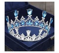 Tiara for Girls Crystal Tiara Wedding Crown Vintage Royal Queen King Tiaras And Crowns Pageant Prom Hair Jewelry Bridal Diadem Ornament