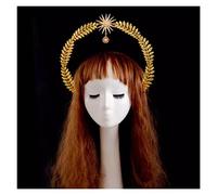Tiara for Girls Gothic Lolita Devil Feat Goddess Crown Sun Halo Crown Headband Gorgeous Vintage Mary Baroque Tiara Goddess crown headpiece