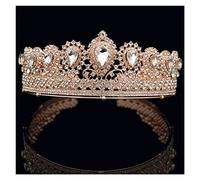 Tiara for Girls Vintage Crystal Tiara Crown Bridal Headband Bride Crown Jewelry Royal Queen Tiaras And Crowns Wedding Hair Accessories