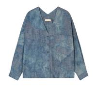 Tiara Tie-Dye Light Chambray Shirt Blue XS / IT 38