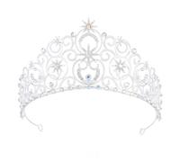 Tiaras and Crowns for Women Glinda Bubble Crown Crystal Queen Crown princess headbands for Wedding Prom Birthday Halloween Christmas Party Costume, Diameter: 6.49 inches, Height: 3.07 inches, metal