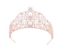 Tiaras and Crowns for Women Glinda Bubble Crown Crystal Queen Crown princess headbands for Wedding Prom Birthday Halloween Christmas Party Costume, Diameter: 6.49 inches, Height: 3.07 inches, metal