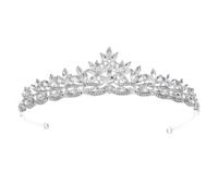Tiaras Crowns For Women Silver Rhinestone Crown Girls Headband Princess Tiaras Wedding Tiaras For Bride Floral Crowns Headband For Birthday Carnival Hen Party Halloween Christmas Hair Accessories