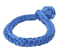 Tiardey 1/2' X 22 Inch (55000LBS) Soft Shackle Synthetic Road Recovery Rope Breaking Strength for Sailing SUV ATV Truck Jeep - Blue