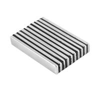 Tiardey 10 Pack Neodymium Magnets Extra Strong Large Rectangular Magnet 60 x 10 x 3 mm Adhesive Magnets for Kitchen Cupboard Glass Magnetic Board