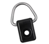 Tiardey 10 Pcs Kayak D Ring Black Canoe D Buckle Tie Down Loop With M6 Screws for Fishing Rigging Sailing Camping Accessories
