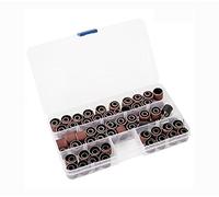 Tiardey 104Pcs Sander Sleeves Set,Drum Sanding Band Kit Include 4 Mandrel Kit for Rotary Tool,Sculpturing,Dressing,Precision Grinding,Buffing