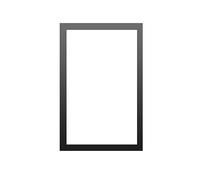 Tiardey 10PCS Magnetic Photo Frame A4 Magnetic Frame Self-adhesive Picture Frames for Information Frame Wall and Window Info Frame - Black