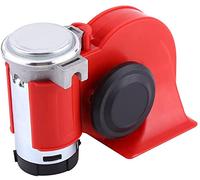 Tiardey 12V Car Air Horn Dual Tone Trumpet Super Loud Snail Electric Pump Siren for Any Car Truck Lorry SUV Boat Motorcycle Buses