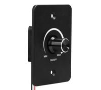 Tiardey 12V Dimmer Switch 0%-100% Dimming Metal Aluminum PWM Dimmer for Campervan Car Boat Truck Trailer and Caravans No Noise No Flicker Rotary Knob Control