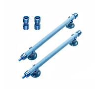 Tiardey 2 Pack 10 Inch Aquarium Bubble Wall Air Stone Bar, Air Stone Bar Tubes with Suction Cups, Spray Aeration for Fish Tank Hydroponics Pump