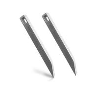 Tiardey 2 Pack Stainless Steel Prybar, Mini Key Ring Pocket Pry Bar for Every Day Carry Ultra Minimalist Slim Prybar Multitool, Key Chain Pry Tool