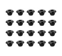Tiardey 20 Pieces Rubber Grommet Set - Rubber Stoppers for Wire and Cable Protection, ID 6mm, Mounting Diameter 8mm - Ideal for Electrical Projects and DIY Applications