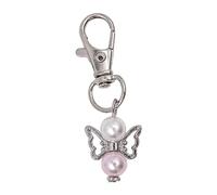 Tiardey 20PCS Guardian Angel Keyring Lucky Charm Pendants with Yarn Bag and Hang Tag for Wedding Favor Baby Shower Favor Christmas Favor