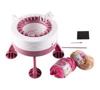 Tiardey 22 Needle Circular Knitting Machine Smart Loom Knitting Board Rotary Double Sided DIY Knitting Kit for Scarves Hats Socks Clothes and More