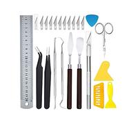 Tiardey 23 Pack Weeding Tools for Vinyl Weeding Tools Craft Vinyl Tools Weeding Kit for Weeding Vinyl, Silhouettes, Cameos, Lettering