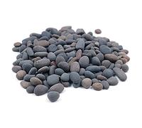 Tiardey 240g Natural Polished Mixed Color Stones,Small Decorative River Rock Stones For Miniature or Fairy Garden,Aquarium,Model Railroad & Wargaming （2-5mm）