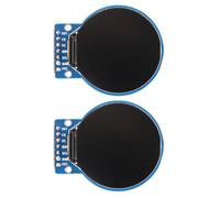Tiardey 2PCS 1.28 inch LCD TFT Display for Arduino RGB IPS Colour Screen SPI Bare Round Screen -GC9A01