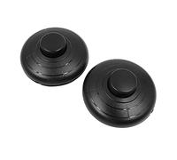 Tiardey 2Pcs 315 Foot Pedal Push Switch ON/Off Push Button Inline Lighting Lamp Round Foot Switch-Black
