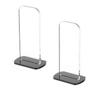 Tiardey 2Pcs Acrylic Boxing Glove Rack Acrylic Fighting Glove Holder Signature Boxing Glove Display Rack Football Glove Storage Baseball Glove Display Stand