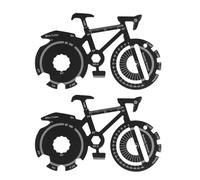 Tiardey 2PCS Bicycle Bottle Opener Keychain Bottle Opener Multifunctional Beer Opener Portable Outdoor Tool For Cyclists Bicycle Decoration Wrench
