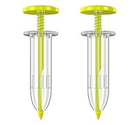 Tiardey 2PCS Small Seed Spreader 2PCS Handheld Seeder Pressure Seeder for Gardening Flowering -Green