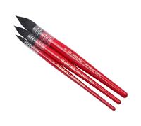 Tiardey 3 Pcs Watercolour Brushes Set Paint Brushes kit Pointed Round Mop Brush for Watercolour Paint Gouache