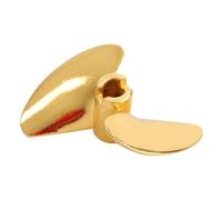 Tiardey 35mm Aluminum Alloy Propeller for RC Boats, Compatible with FeiLun FT016 FT007 FT012 FT009 FT011 FT010 FT016 Models, High Performance Yellow RC Boat Accessory