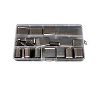 Tiardey 39pcs Leather Craft Punch Hole DIY Tool Set for Shape Hollow Cutter Handmade