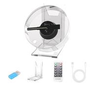 Tiardey 3D Hologram Fan, Holographic Fan Projector WiFi APP Remote Control, 3D Hologram Projector Advertising Display