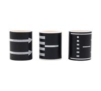 Tiardey 3PCS Road Tape Removable Train Track Tape for DIY Traffic Road Interactive Play Traffic for Game Room Decoration