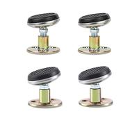 Tiardey 4 Pcs Bed Frame Anti-Shake Tool Bedside Stoppers Adjustable Threaded Fixer Rotatable Swing head for Home Bed Furniture Cabinets Wall Support (37-45mm)