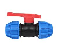 Tiardey 4PCS 25mm PE Pipe Ball Valve Quick Connect Ball Valve Compatible with PE80 PE100 Pipes