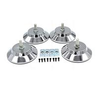 Tiardey 4pcs Adjustable Billiard Table Feet,Furniture Levelling Levelers,Table Height Raisers Feet for Football Table Air Hockey Table Pool Table