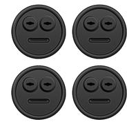 Tiardey 4PCS Thermometer and Probe Grommet for BBQ Grill Compatible with Weber 85037 Smokey and Other Grills Mountain Cookers DIY Sensor Port Replacement Accessories