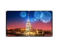 Tiardey 60 inch Projection Screen 16:9 HD Foldable Metal anti-light Portable Projector Movies Screen for Home theater, KTV entertainment and movie game projection