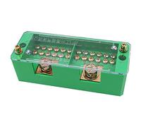 Tiardey 660V 30A Single Phase Meter Box Junction Power Distribution Terminal Block - 2 Inlet 12 Outlet