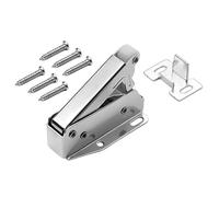 Tiardey Automatic Spring Catch for Press to Open Cupboard Doors and Loft Catches Secure Closure for Cabinet Homes Offices Cold-Rolled Steel