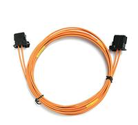 Tiardey Automobile Fiber Optic Optical Cable Bypass Adapter Male to Male - 1m