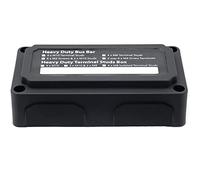 Tiardey Black 300A Bus Bar Box Heavy-Duty Module Design Power Distribution Block with 4X M8 Studs Terminal Battery Junction Block 12V - 48V DC for Marine Car Solar