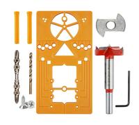 Tiardey Concealed Hinge Jig 35mm Hinge Jig Hinge Opening Auxiliary Locator for Kitchen Cabinet Cupboard Doors Hinge Mounting Plate Hinge Hole
