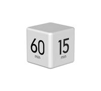 Tiardey Cube Timer Gravity Flip Kitchen Timer for Time Management and Countdown Settings Exercise Timer 15-20-30-60 Minutes